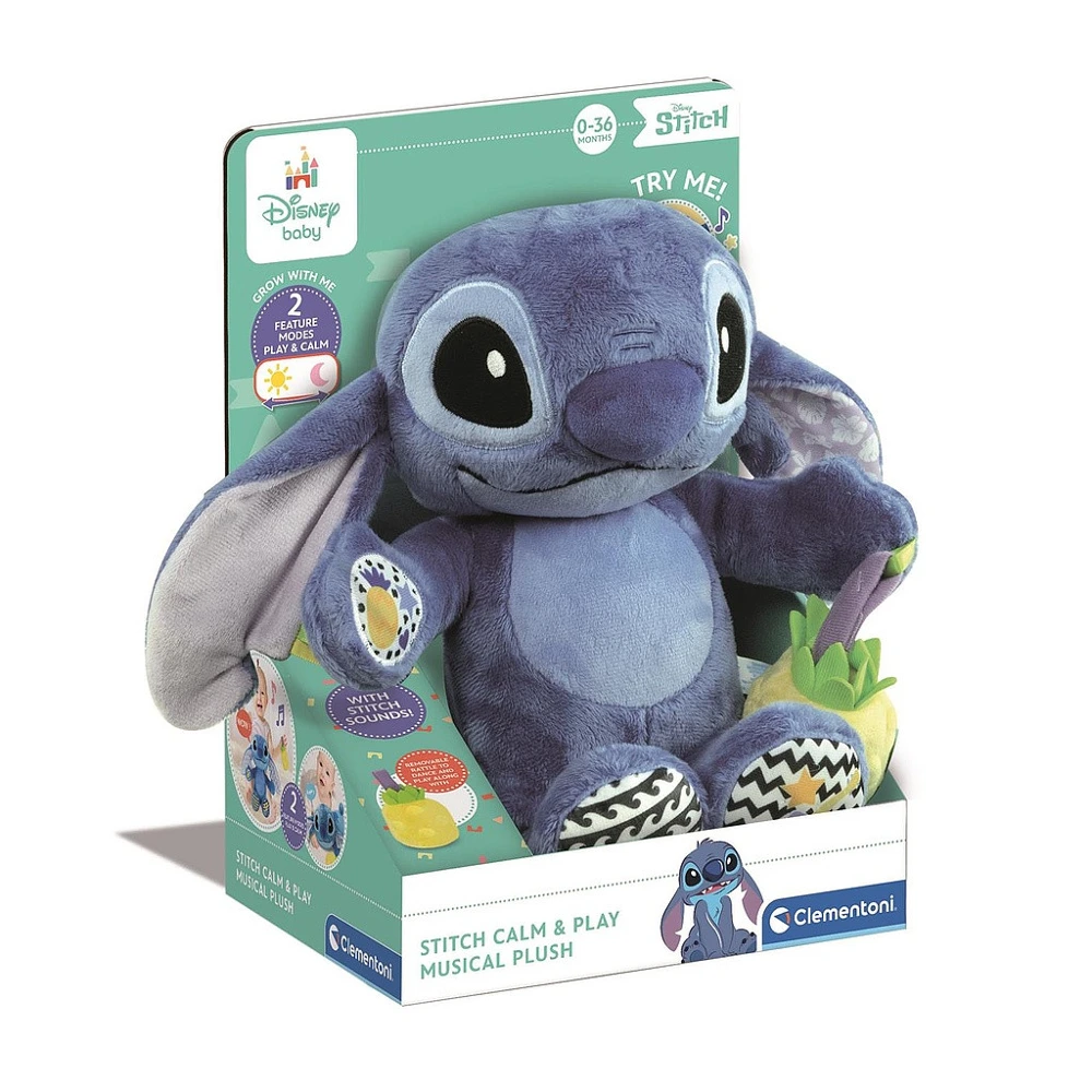 Clementoni Disney peluche Stitch musicale