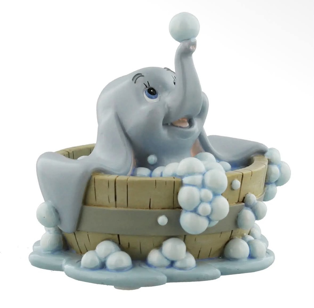Figurine Disney Magical Moments - Dumbo dans le bain "Baby mine"