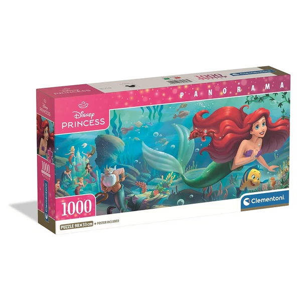 Puzzle Disney Princess, Ariel panorama 1000p
