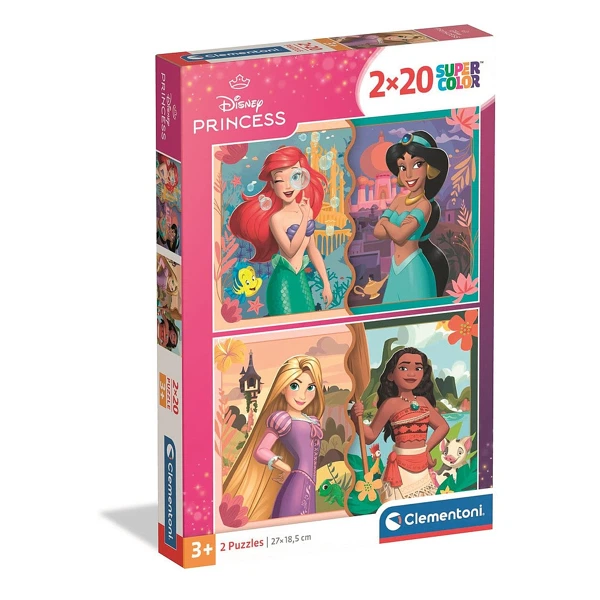 Puzzle Disney Princess 2x20p