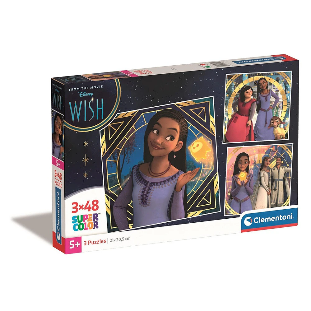 Puzzle Disney Wish 3x48p