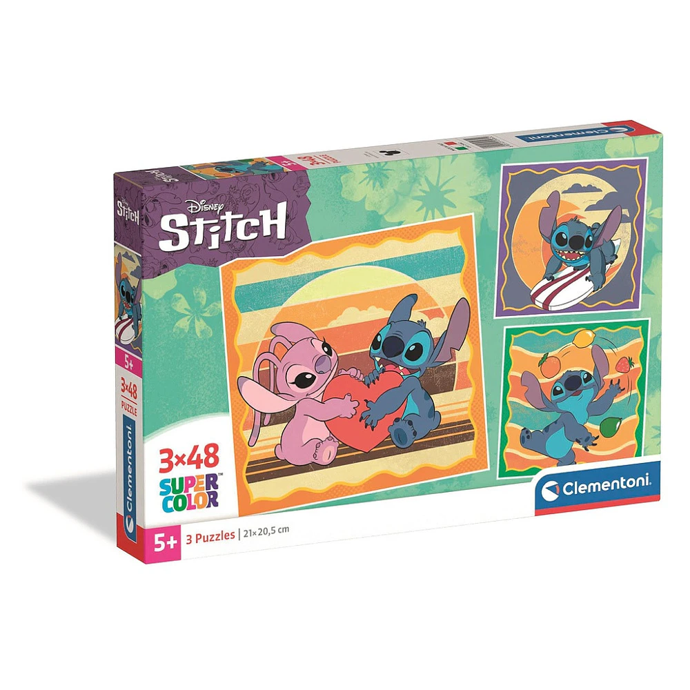 Puzzle Disney Stitch 3x48p