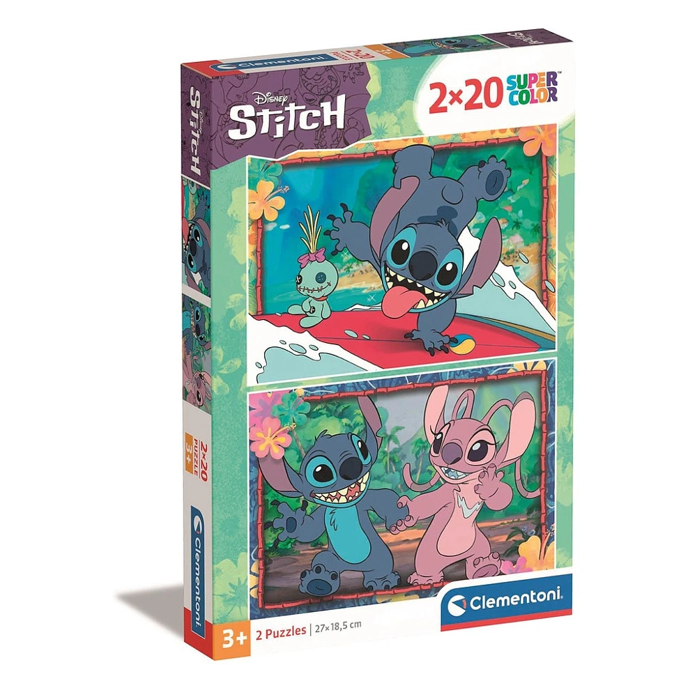 Puzzle Disney Stitch 2x20p
