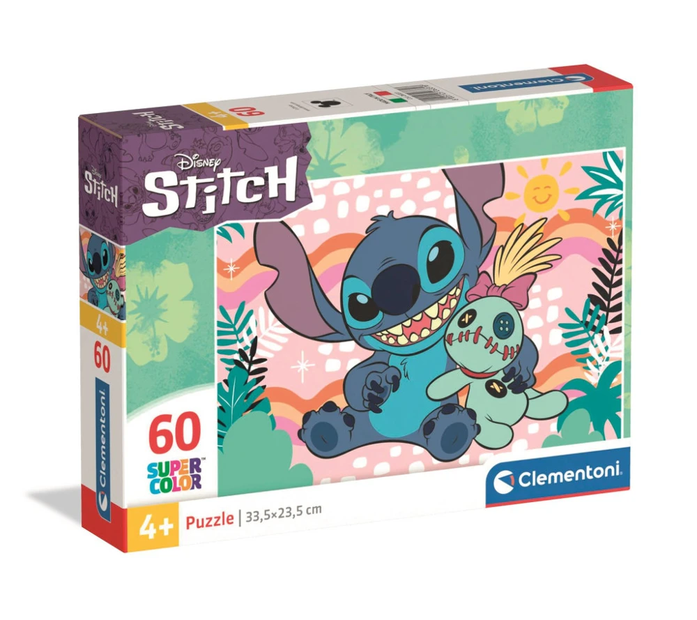 Puzzle Disney Stitch et Souillon 60p