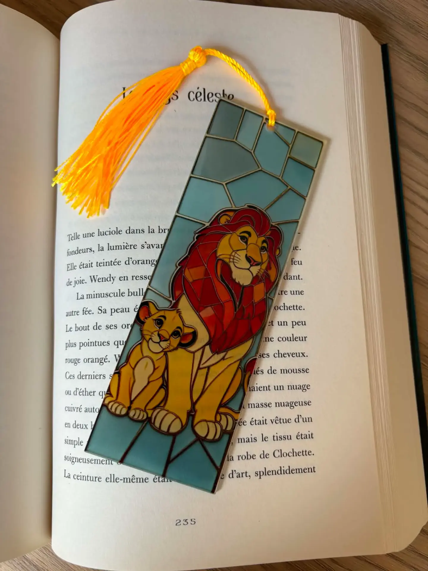 Marque-page Mufasa et Simba - Roi Lion